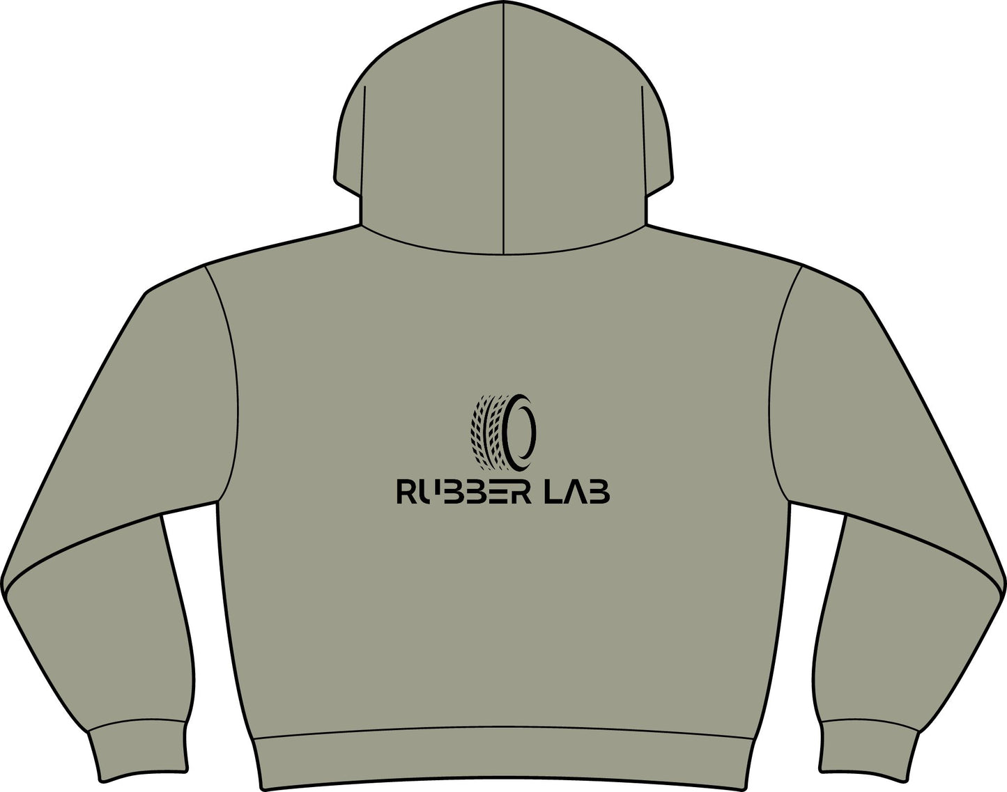 Rubber Lab Women's Hoodie — Logo Pullover for Automotive Enthusiasts