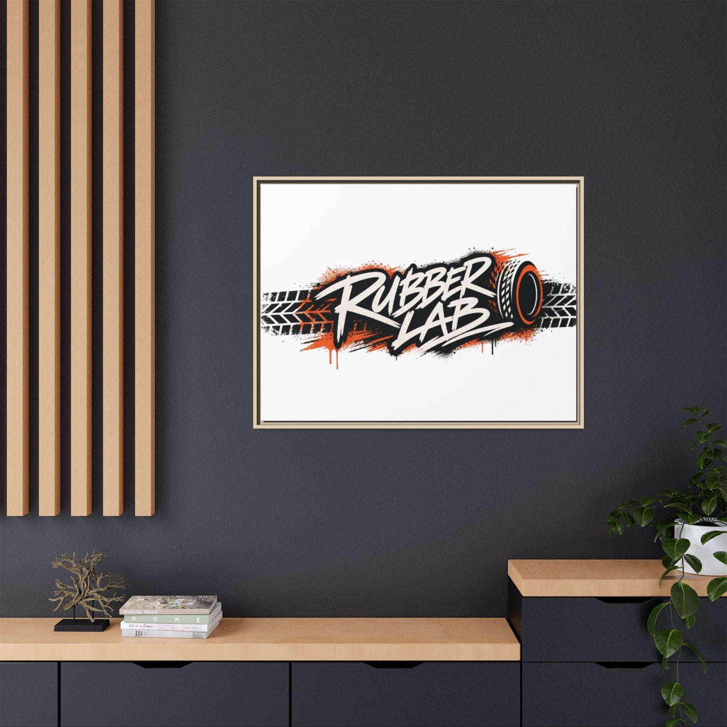 Matte Canvas, Framed (Multi-color)