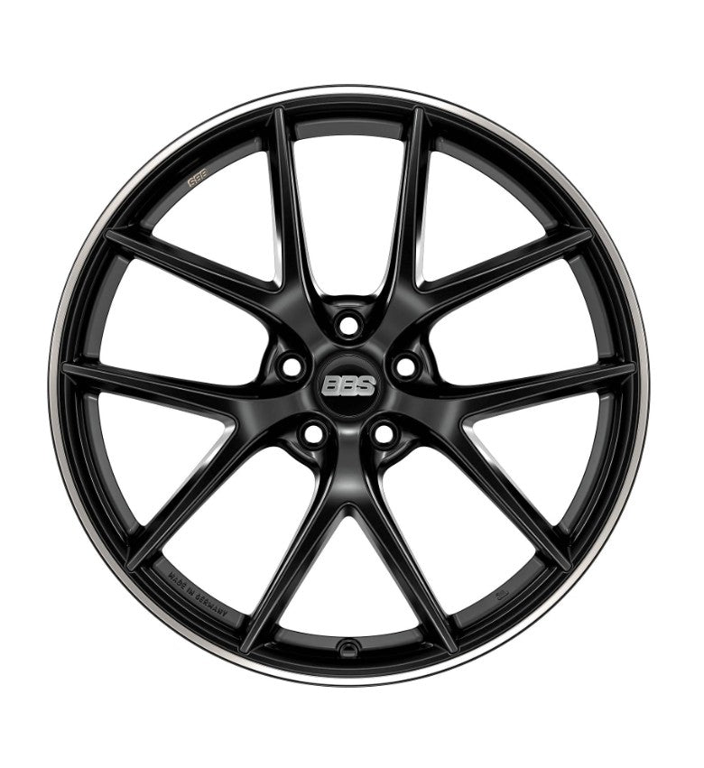 BBS 19" CC-R Black w/ Stainless Lip 5-Bolt
