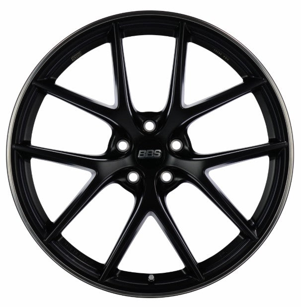 BBS 20" CI-R Black w/ Stainless Lip 5-Bolt
