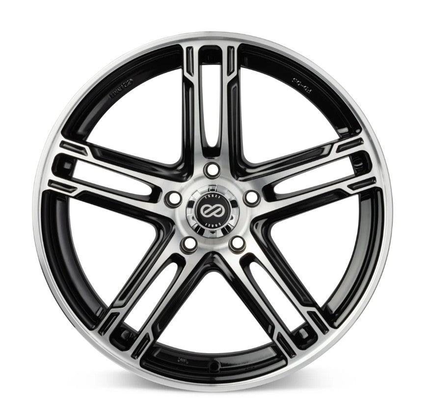ENKEI 15" FD-05 - Black Machined - 5-Bolt