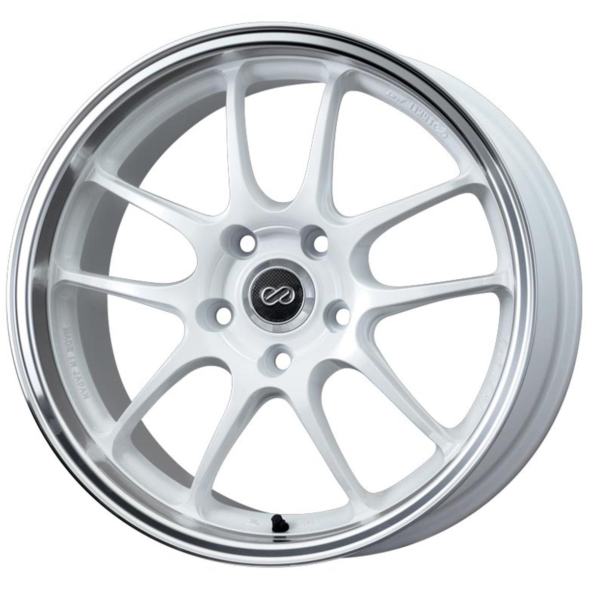 ENKEI 17" PF01 - White Machined - 5-Bolt