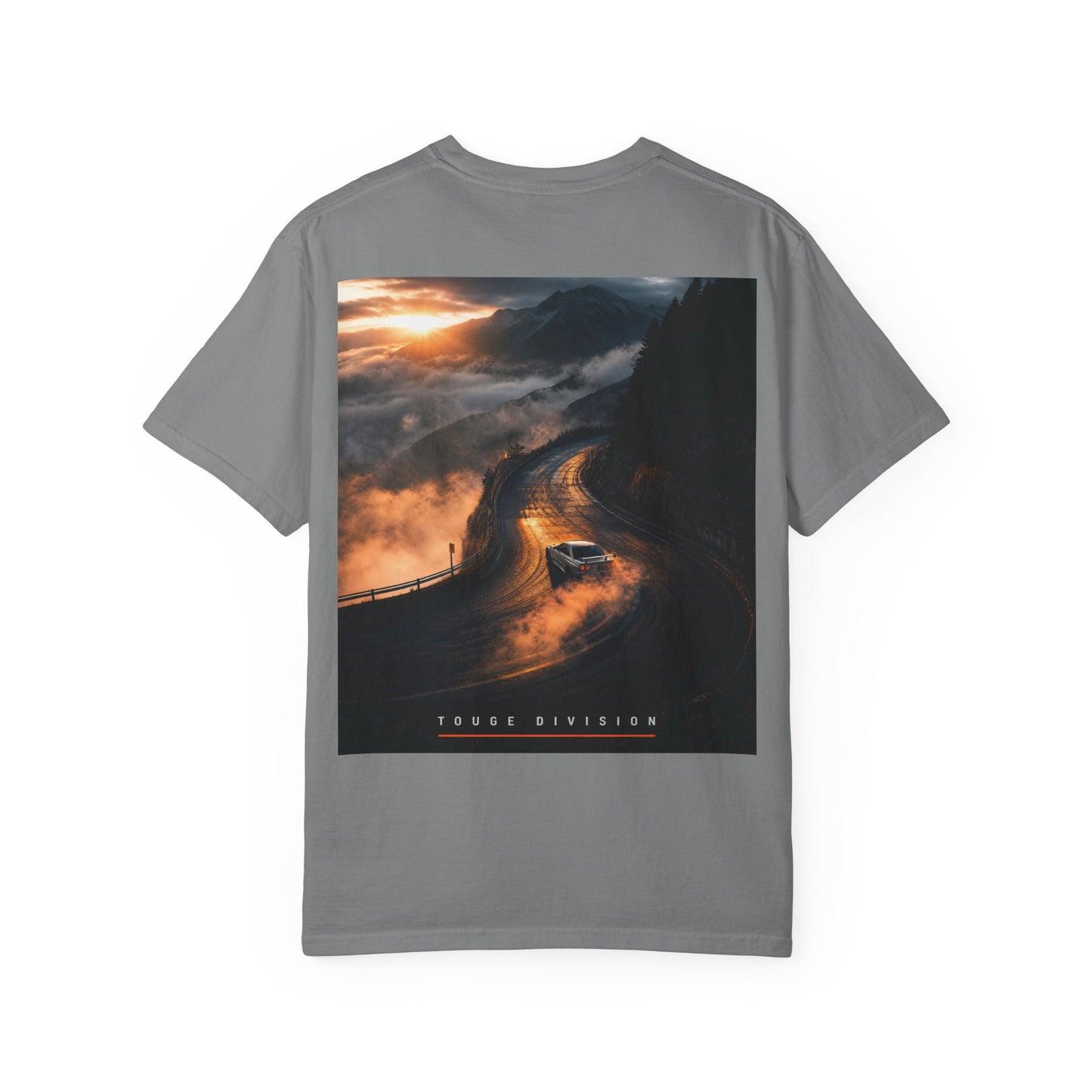 Rubber Lab Roadscape Graphic T-Shirt — 'Torque Division' Back Print