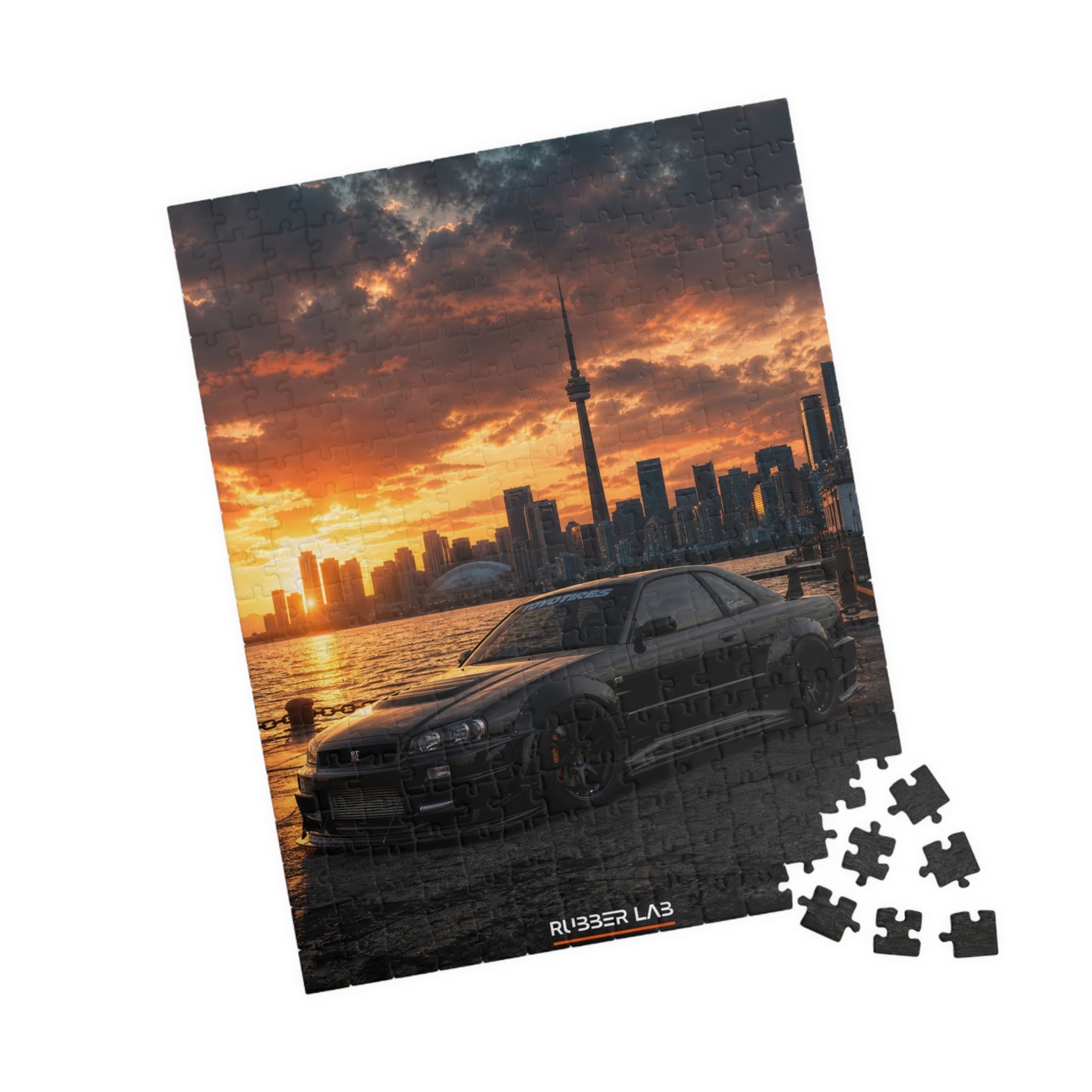 Sunset City Skyline Car Jigsaw Puzzle — Toronto Skyline 252/520/1014-Piece
