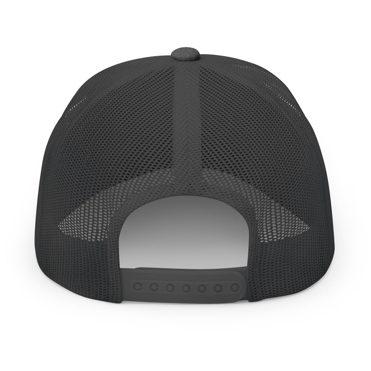 Rubber Lab Patch Trucker Cap — Embroidered Snapback Hat