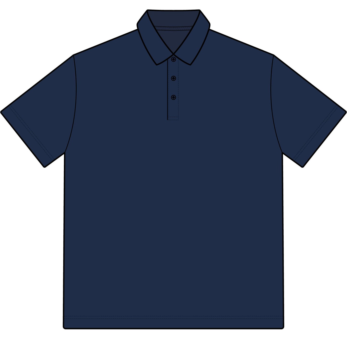 Dry Zone Colorblock Ottoman Polo - Moisture-Wicking Performance Golf Shirt