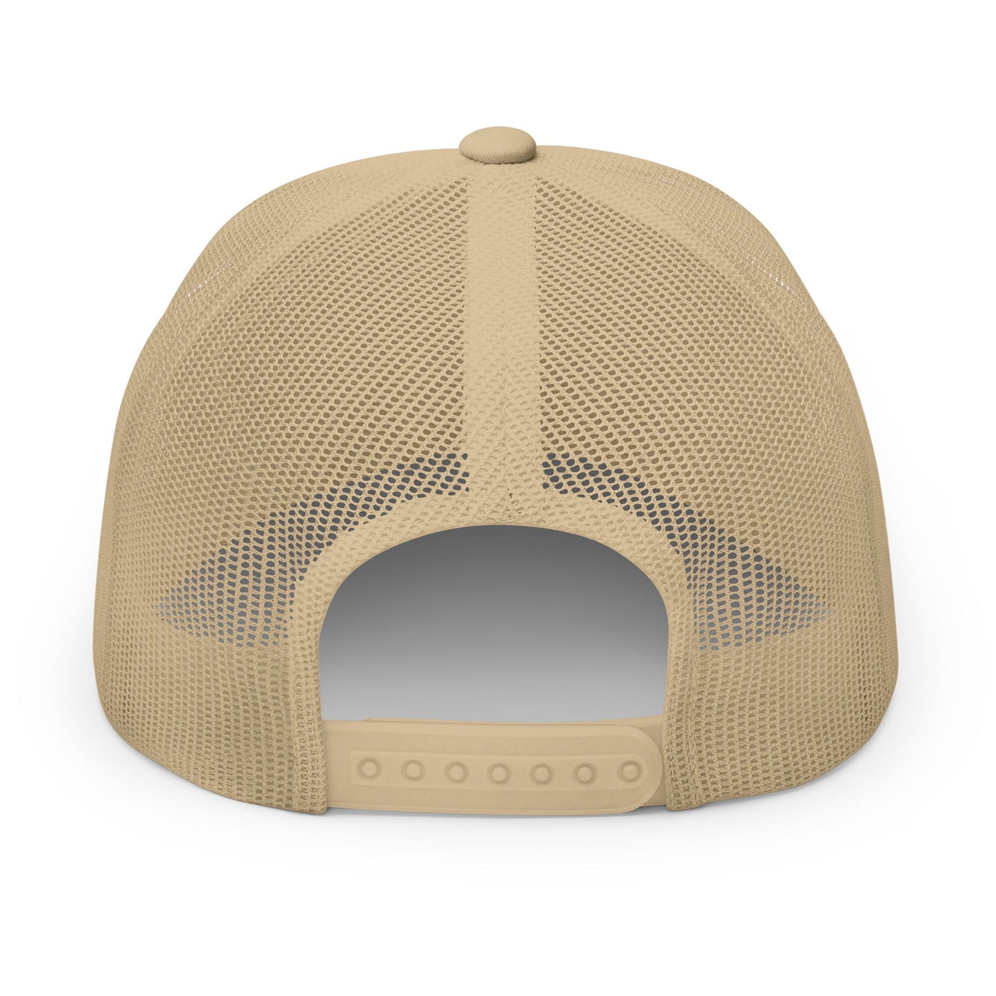 Rubber Lab Patch Trucker Cap — Embroidered Snapback Hat