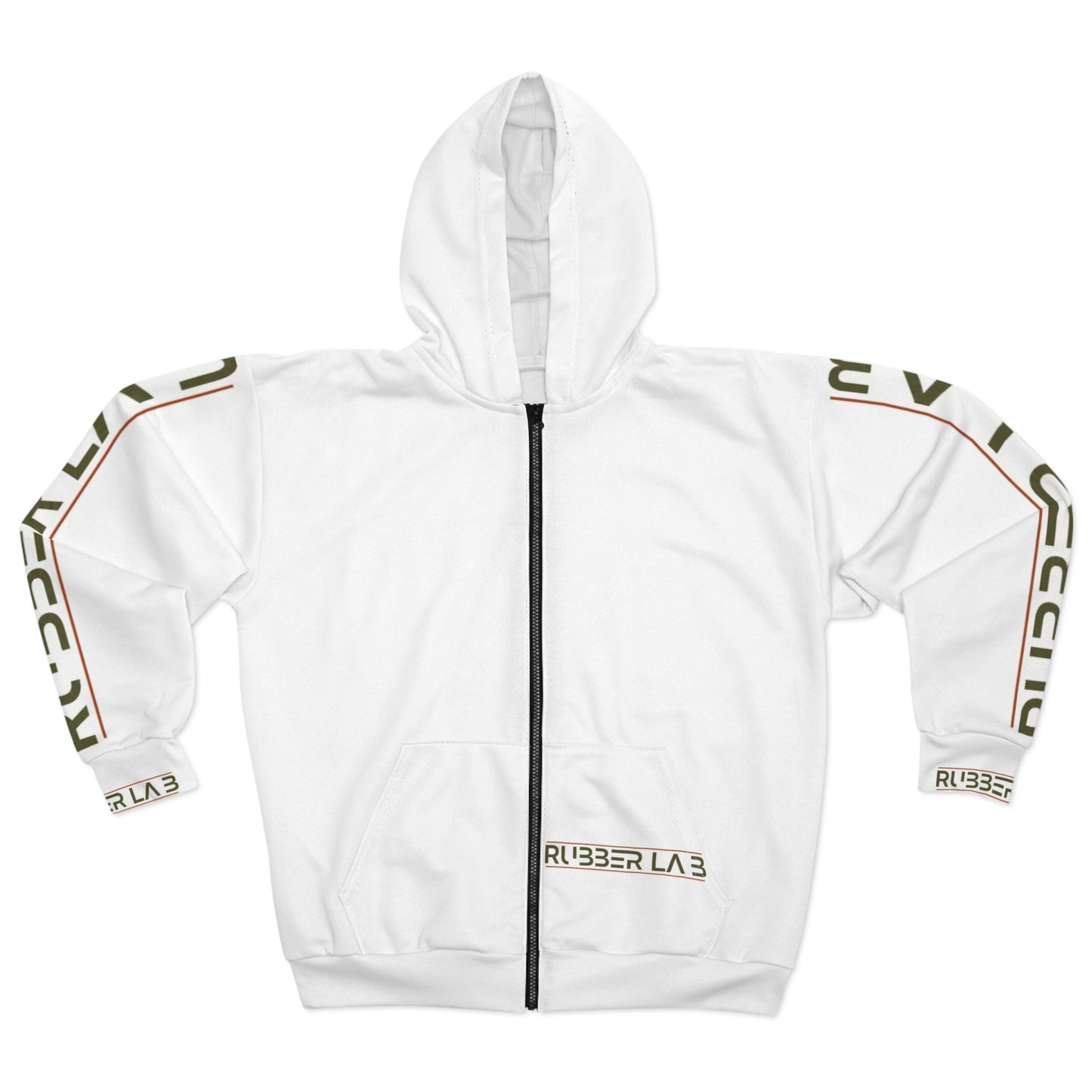 Rubber Lab Off-Road Zip Hoodie — 4x4 Adventure Truck Graphic