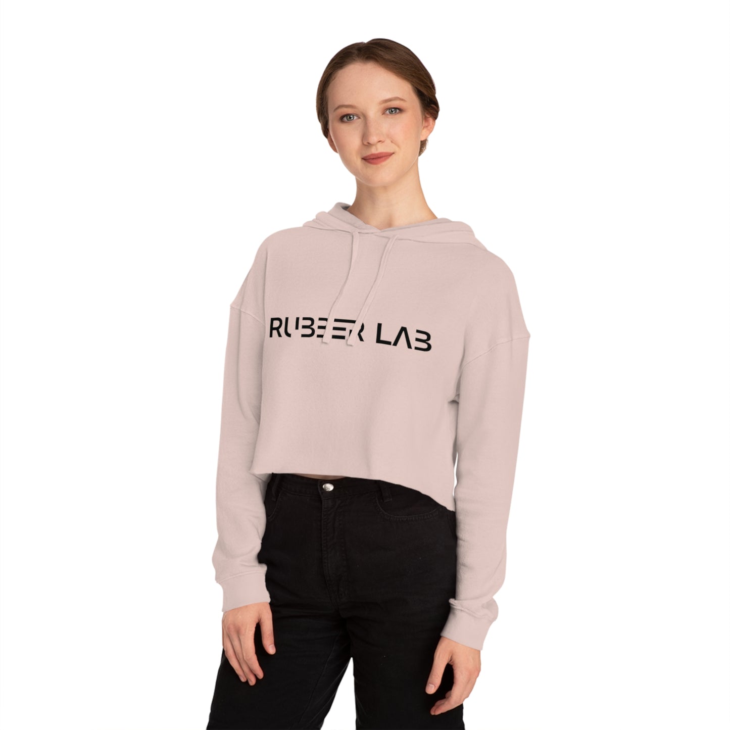 Rubber Lab Cropped Hoodie