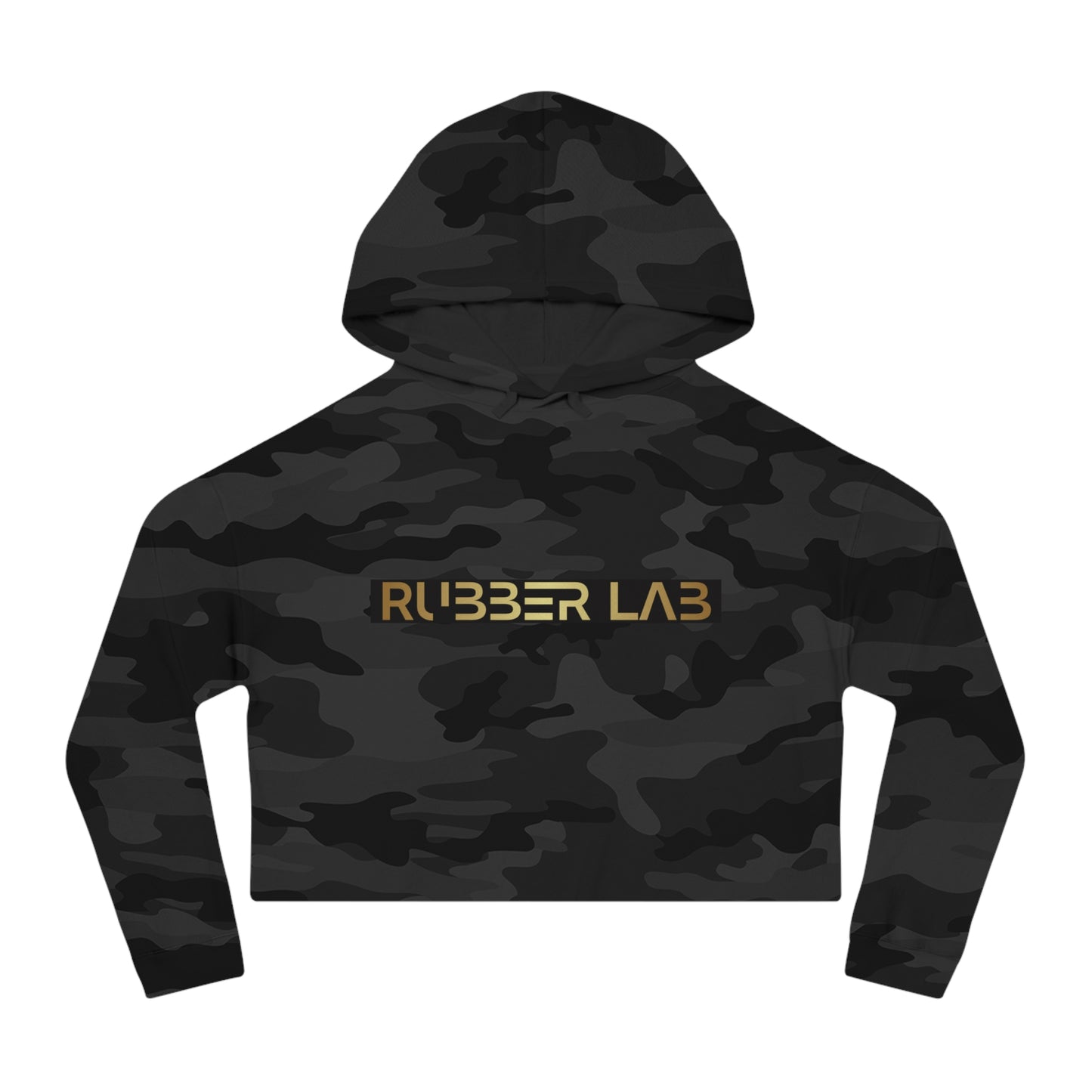 Rubber Lab Cropped Hoodie
