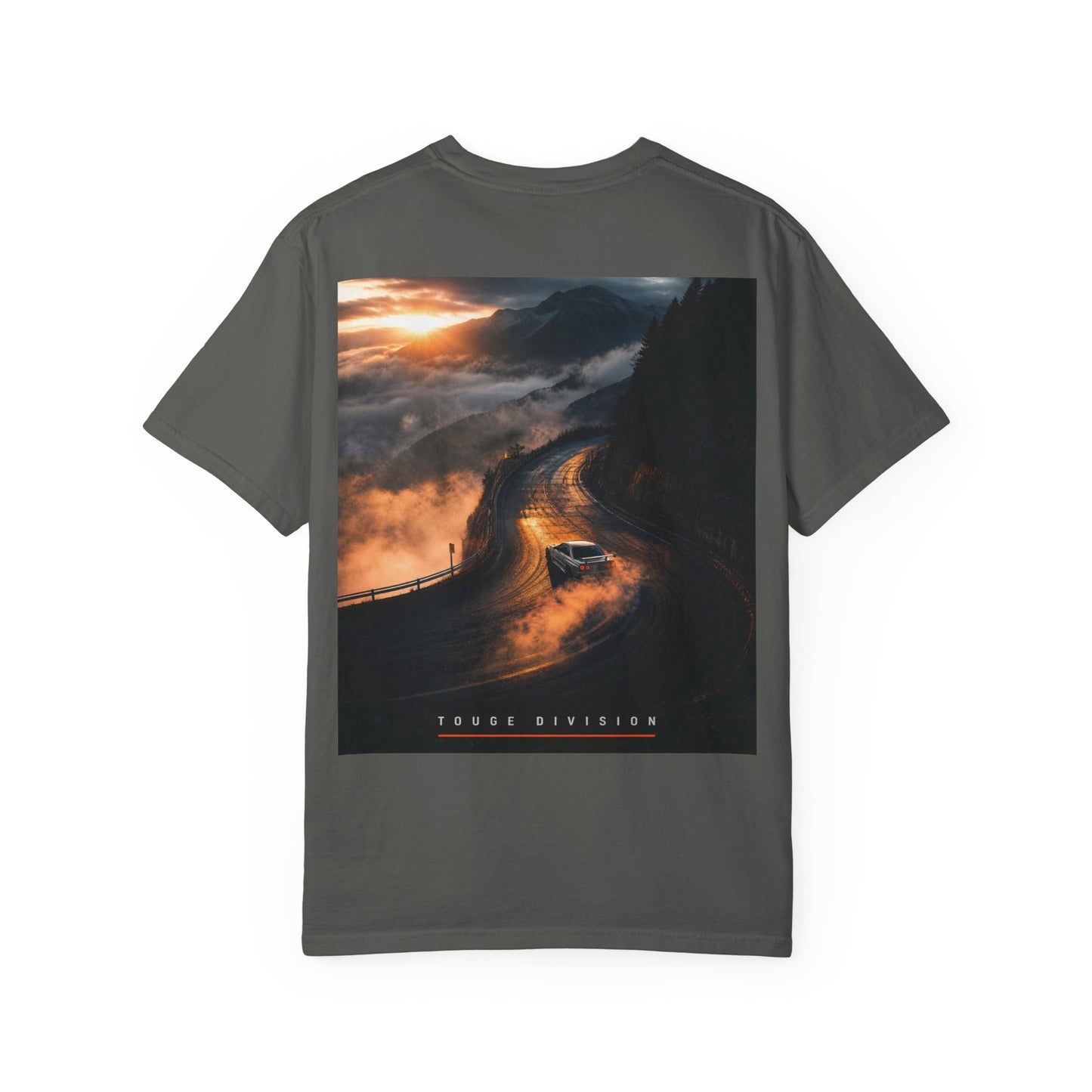 Rubber Lab Roadscape Graphic T-Shirt — 'Torque Division' Back Print