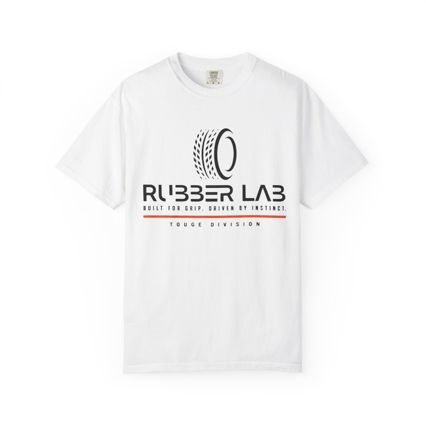 Rubber Lab Roadscape Graphic T-Shirt — 'Torque Division' Back Print