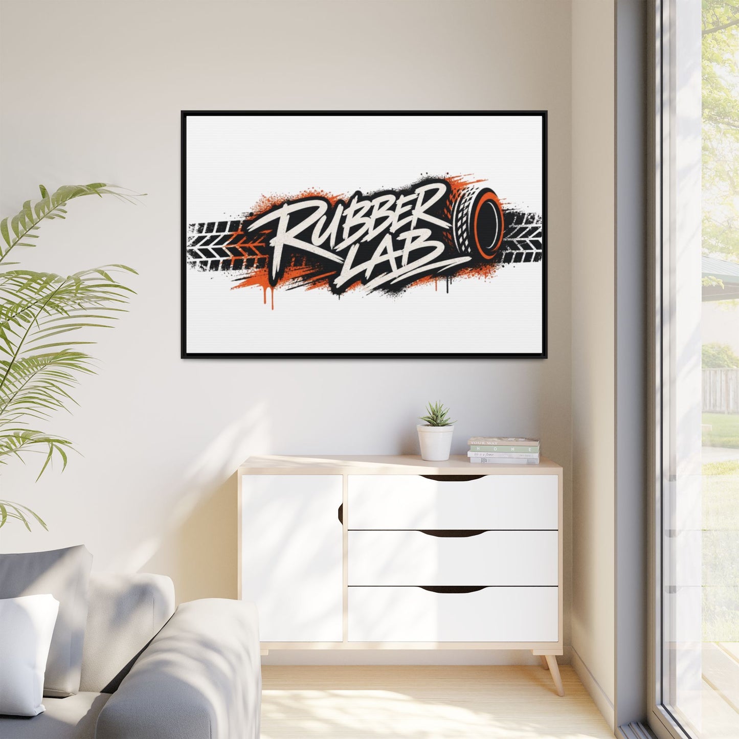 Matte Canvas, Framed (Multi-color)