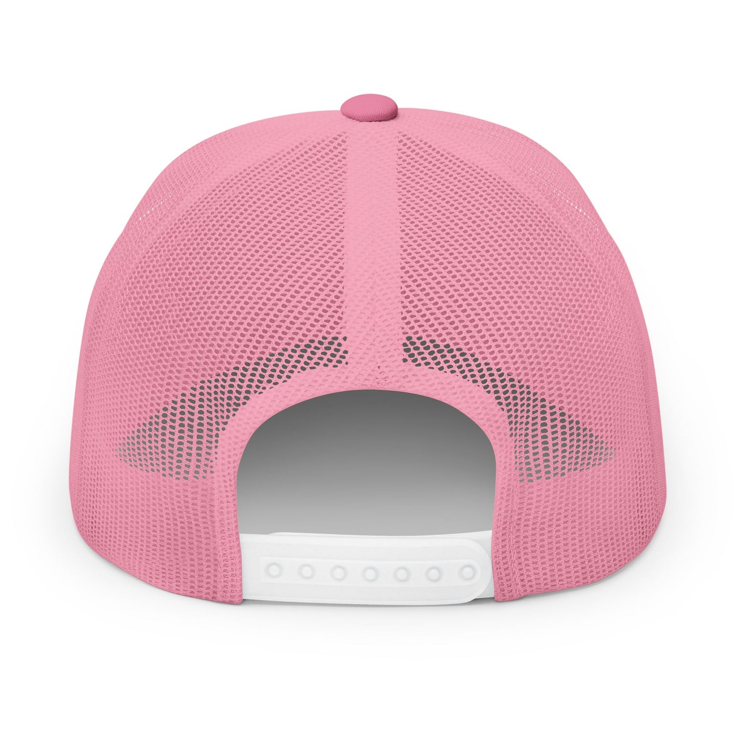 Rubber Lab Patch Trucker Cap — Embroidered Snapback Hat