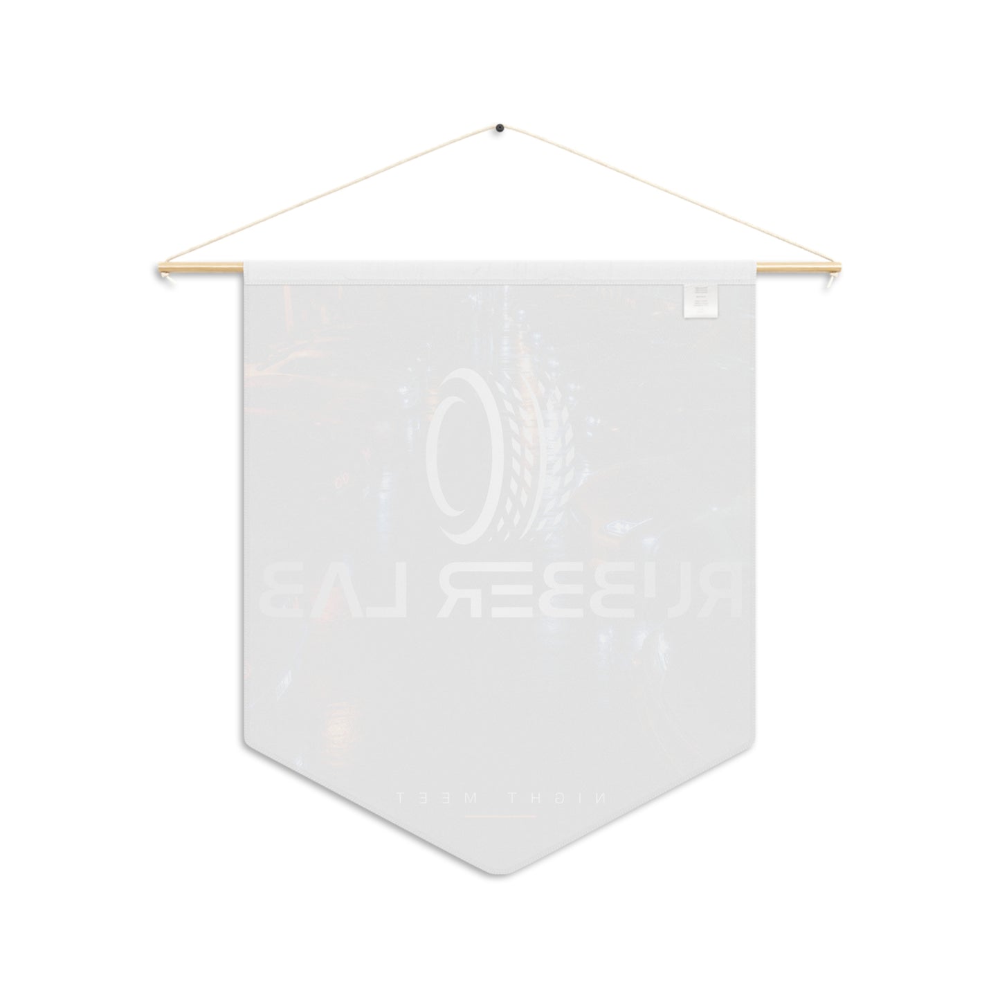 Rubber Lab 'Night Meet' Racing Pennant – Car Crew Wall Flag