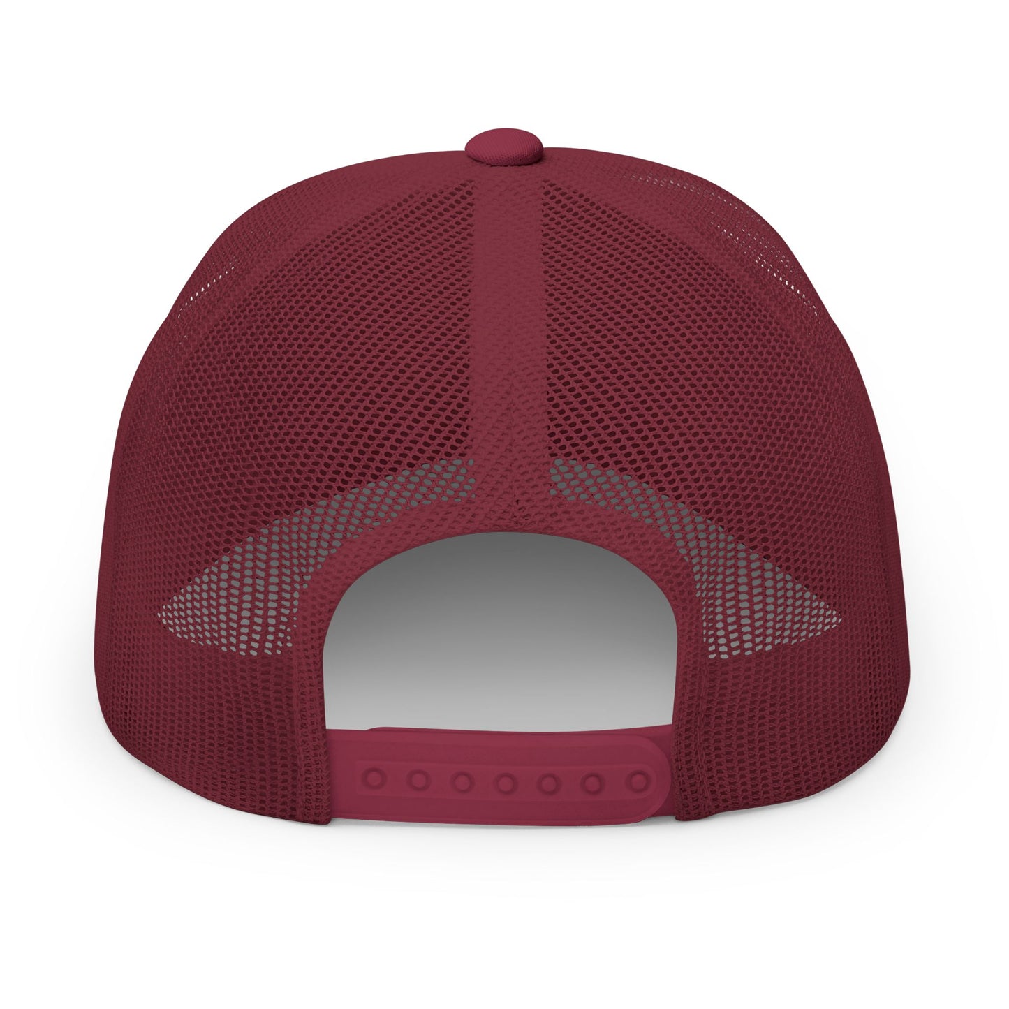 Rubber Lab Patch Trucker Cap — Embroidered Snapback Hat