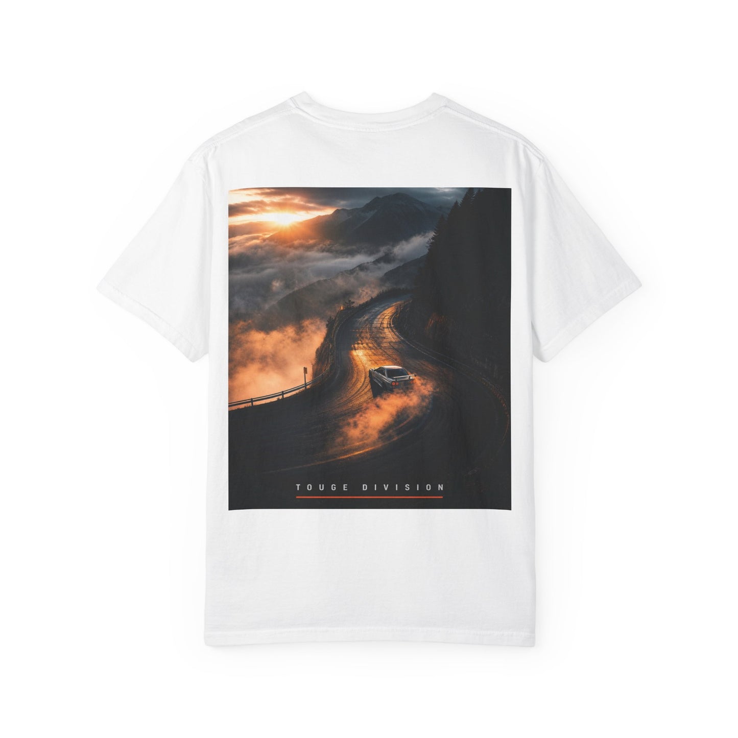 Rubber Lab Roadscape Graphic T-Shirt — 'Torque Division' Back Print