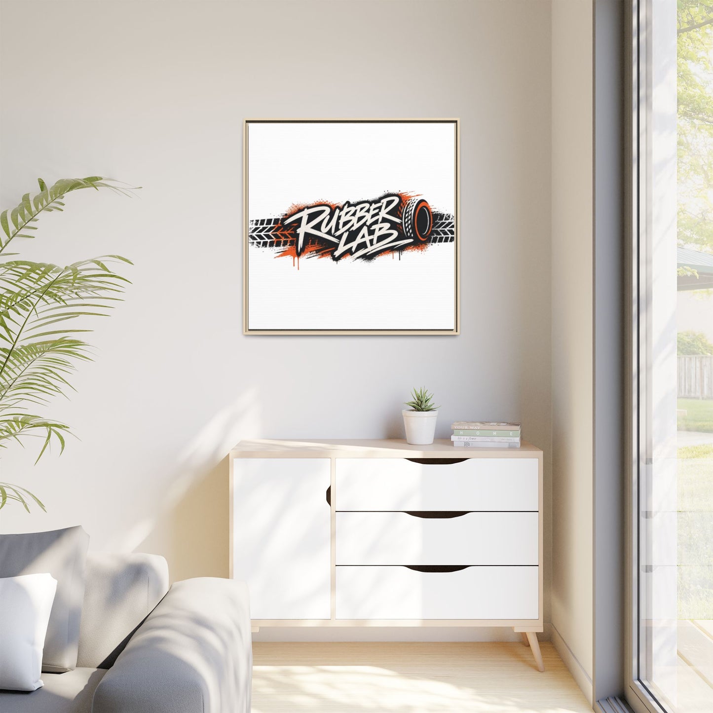 Matte Canvas, Framed (Multi-color)