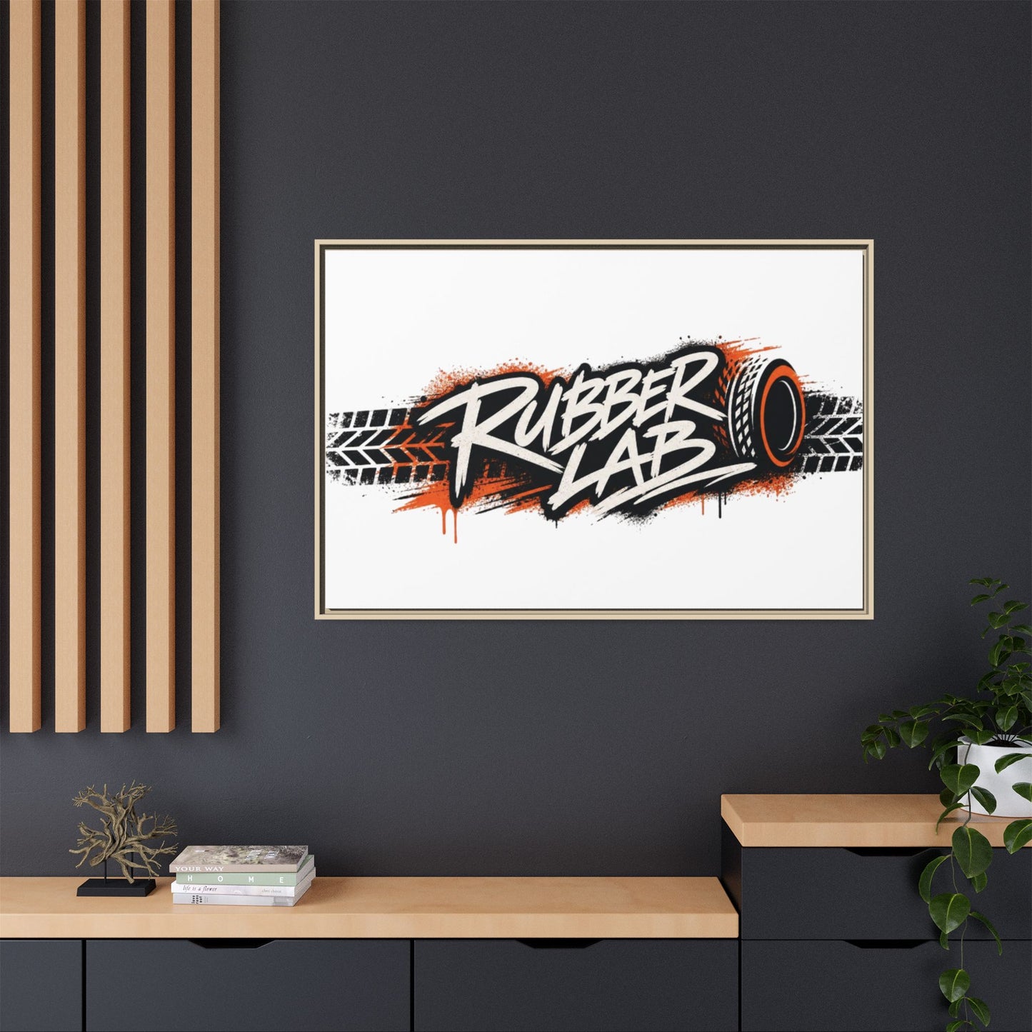 Matte Canvas, Framed (Multi-color)