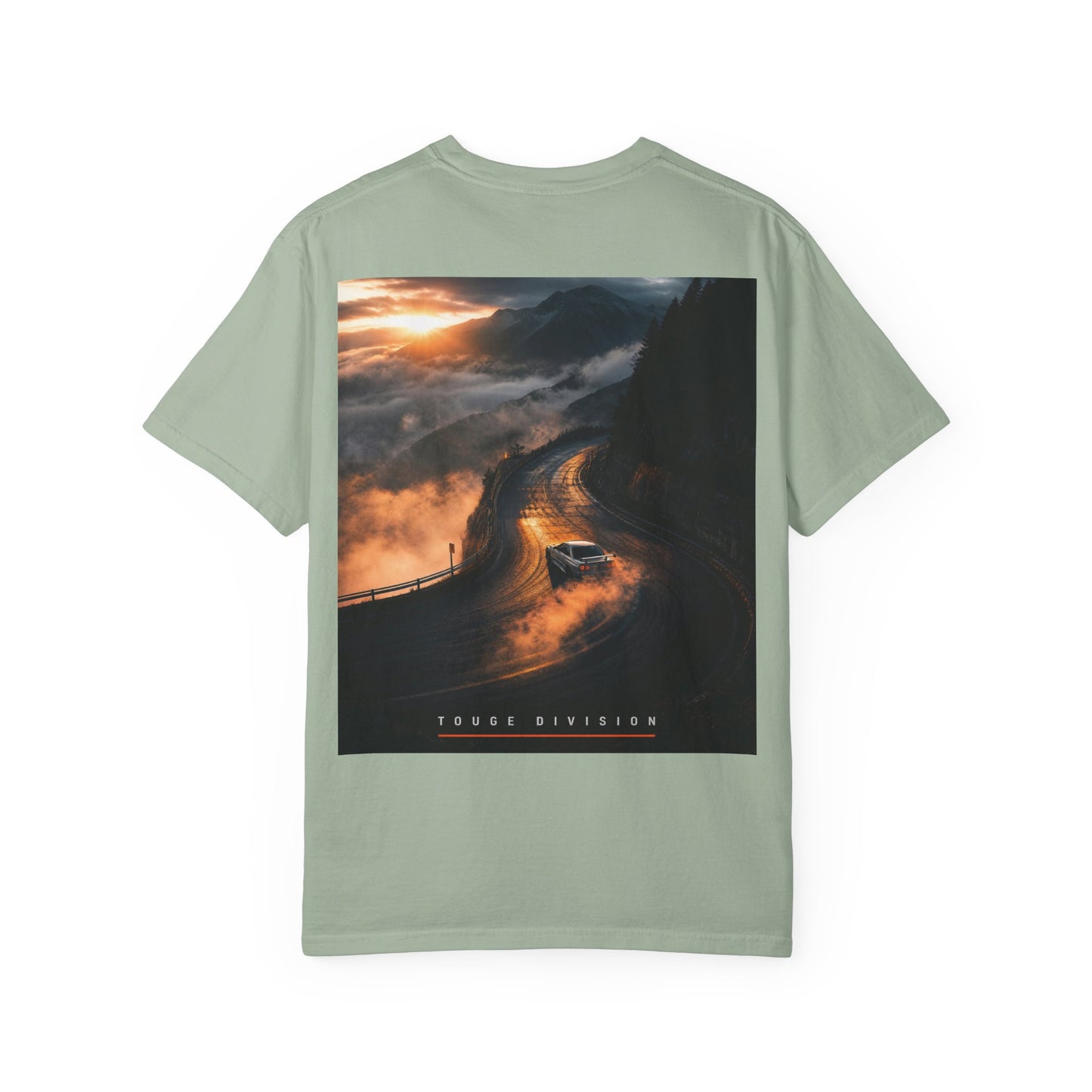 Rubber Lab Roadscape Graphic T-Shirt — 'Torque Division' Back Print