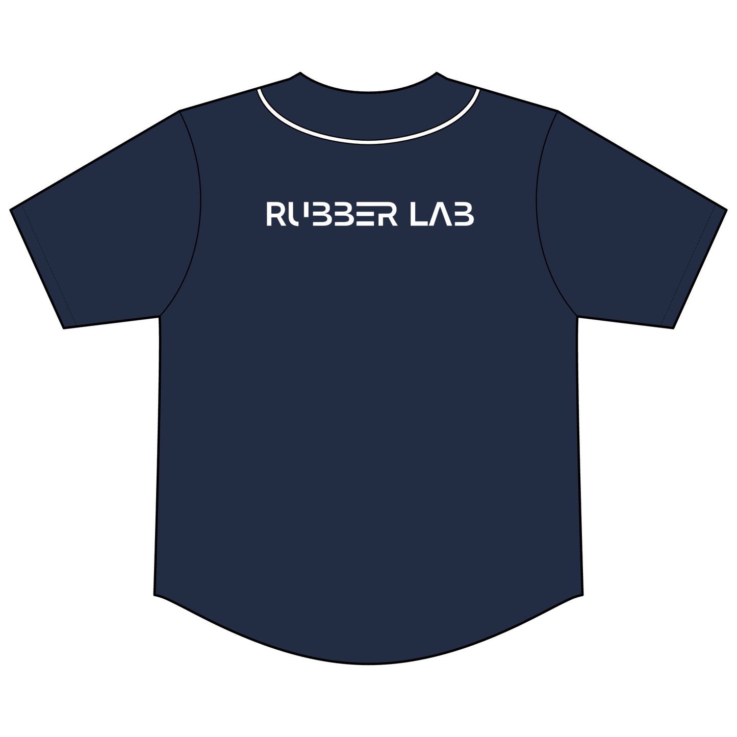 Baseball Jersey — 'Rubber Lab' Tire Graphic Team Tee