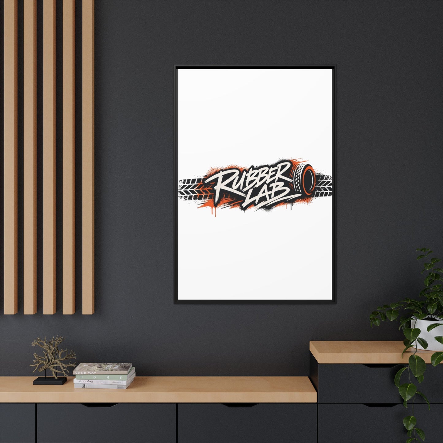 Matte Canvas, Framed (Multi-color)
