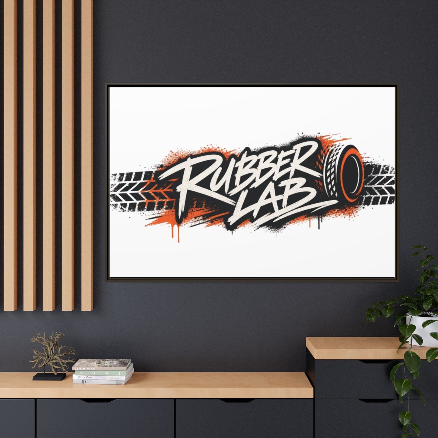 Matte Canvas, Framed (Multi-color)