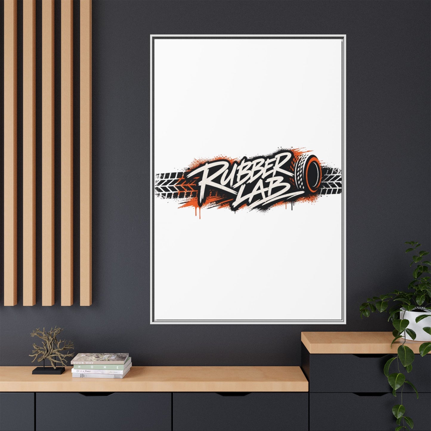 Matte Canvas, Framed (Multi-color)