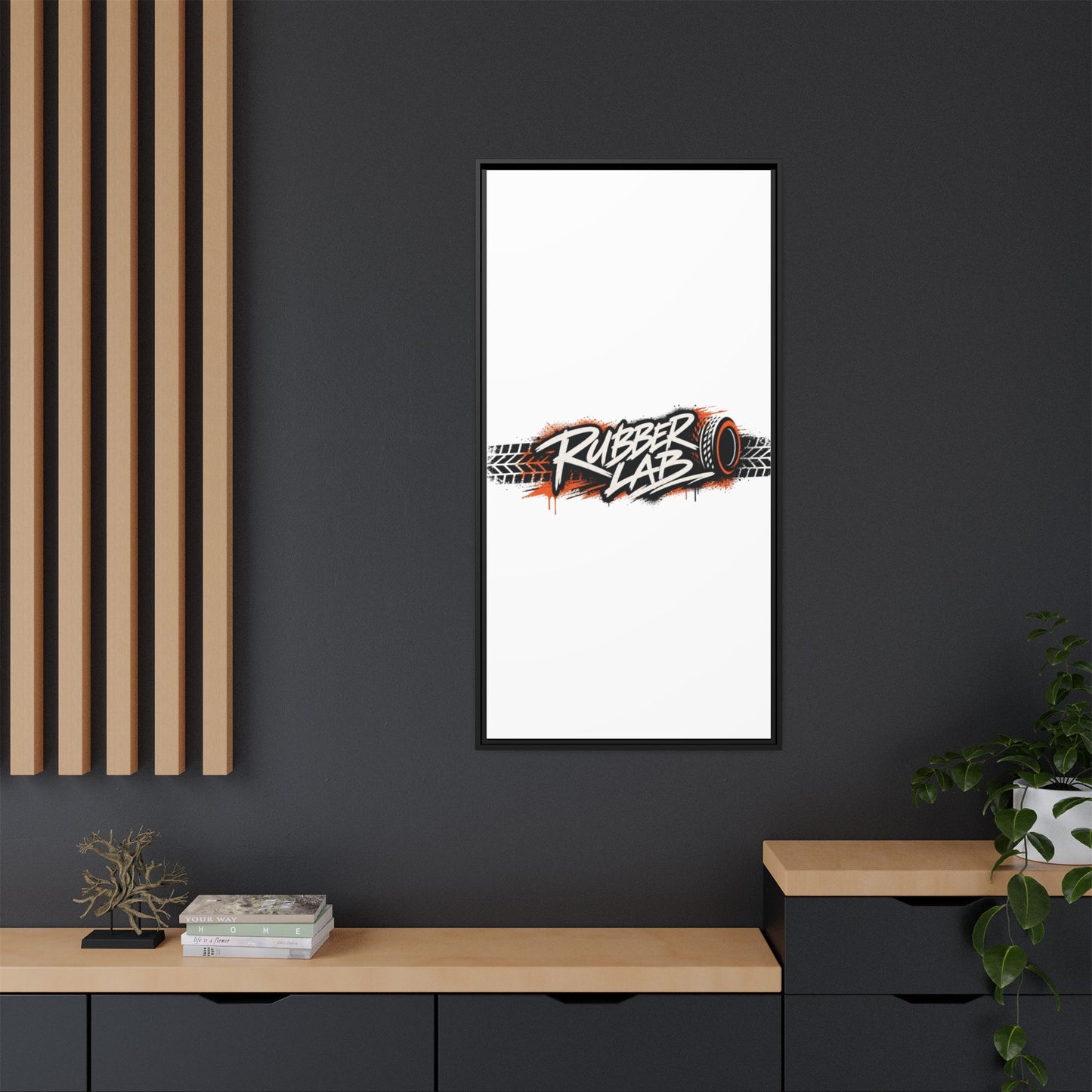 Matte Canvas, Framed (Multi-color)