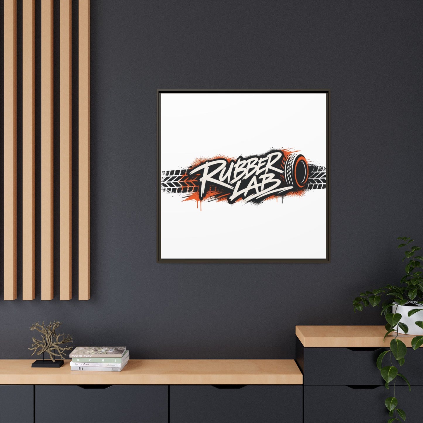 Matte Canvas, Framed (Multi-color)