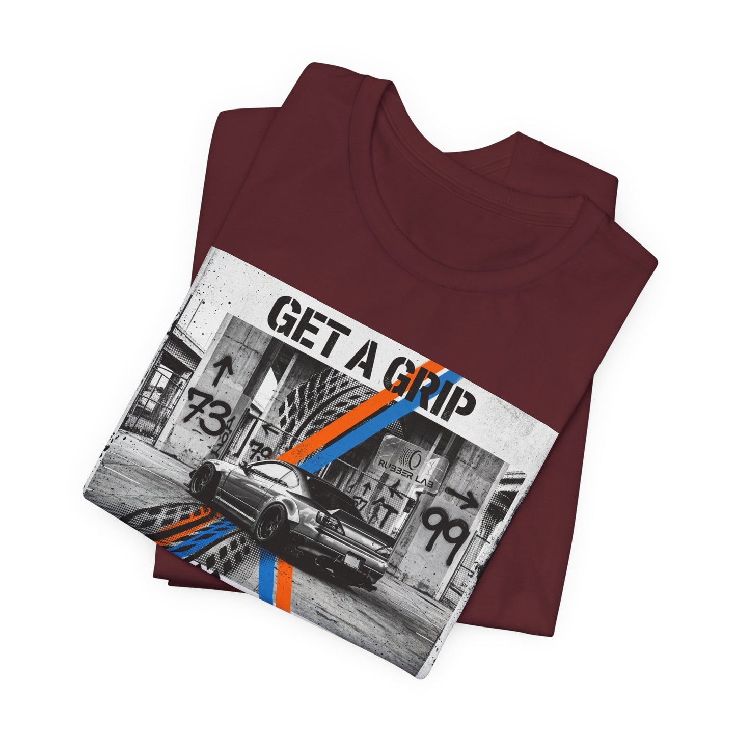 Get a Grip Racing Tee — Vintage Streetcar Graphic T-Shirt