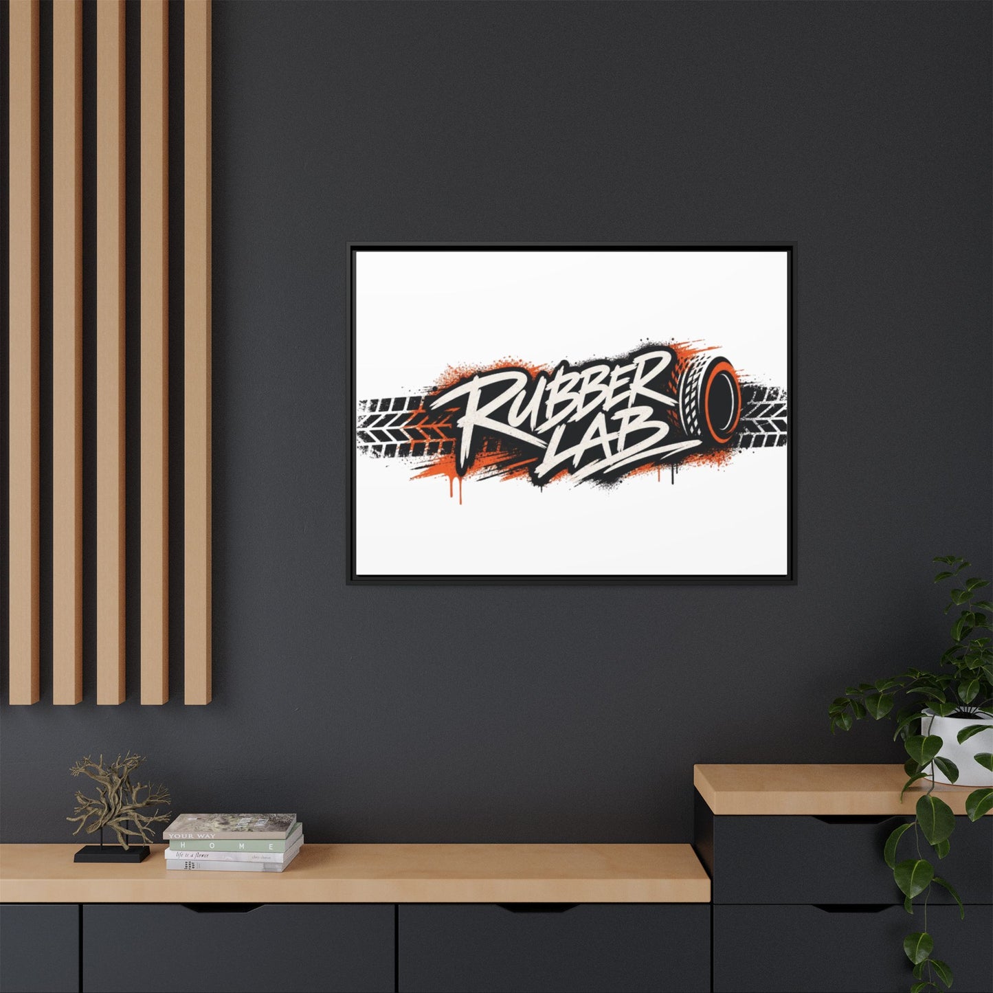 Matte Canvas, Framed (Multi-color)