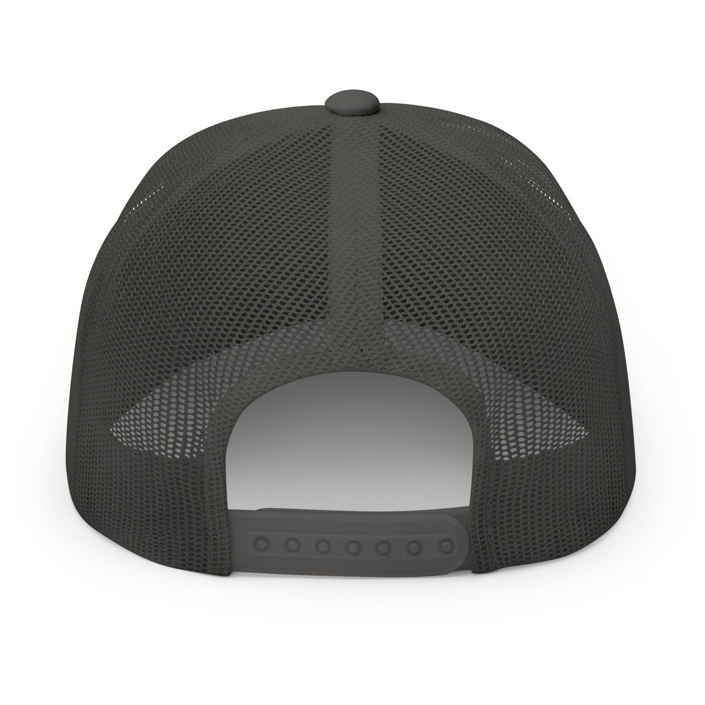 Rubber Lab Patch Trucker Cap — Embroidered Snapback Hat