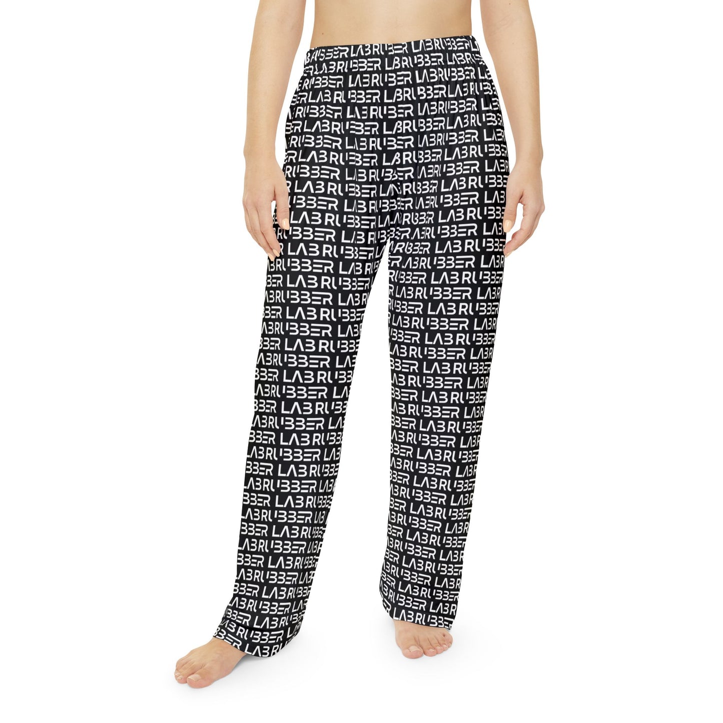 LBR Repeating Logo Pajama Pants — Women's Lounge Sleep Trousers