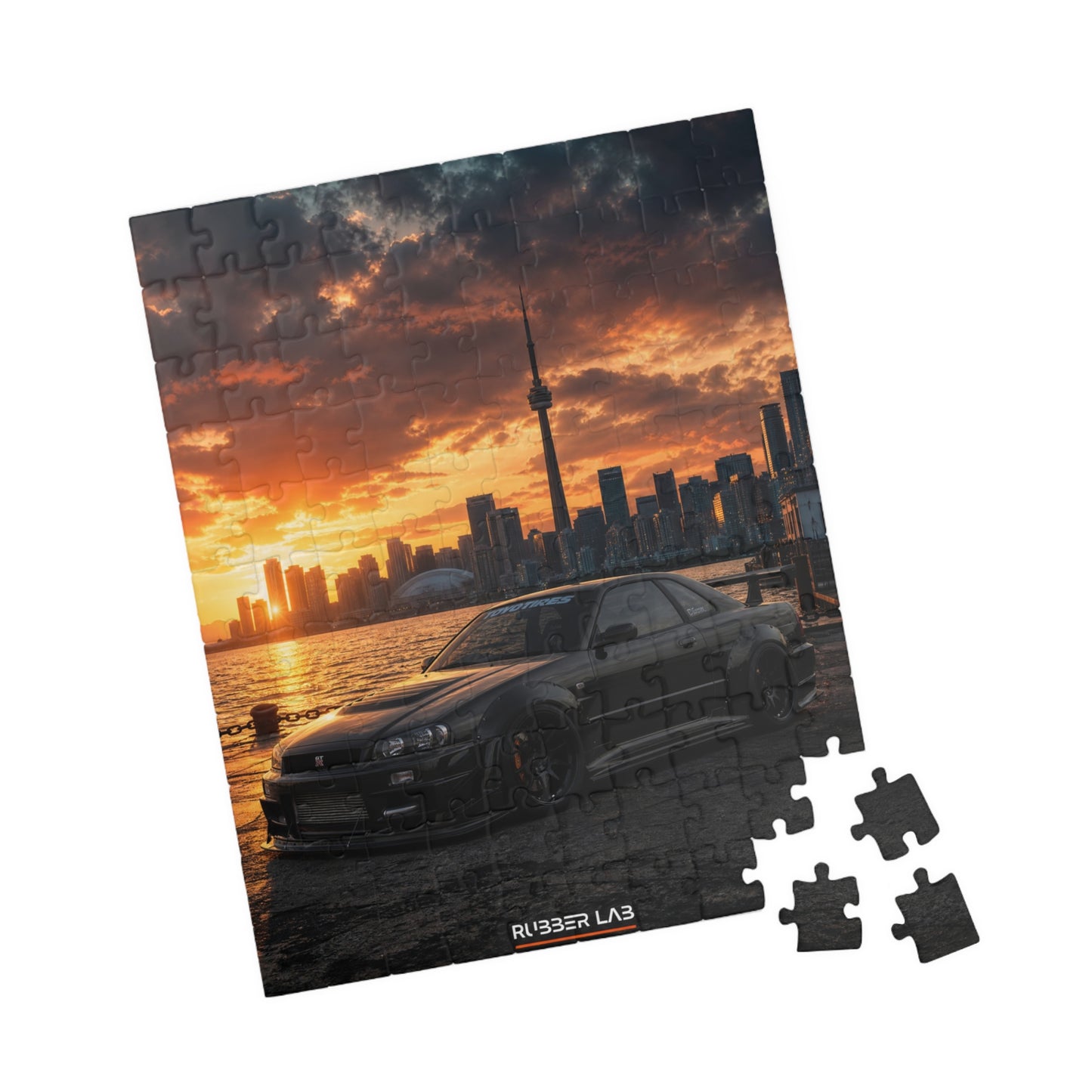 Sunset City Skyline Car Jigsaw Puzzle — Toronto Skyline 252/520/1014-Piece