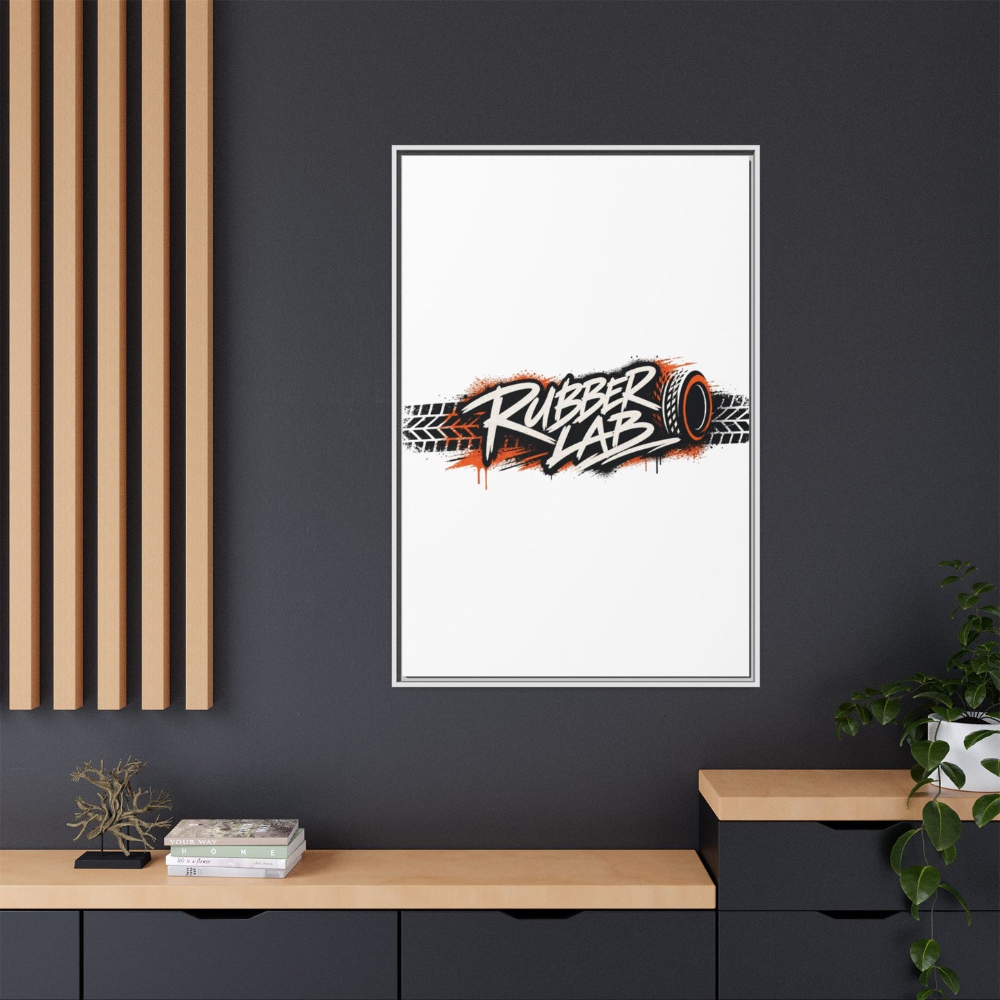 Matte Canvas, Framed (Multi-color)