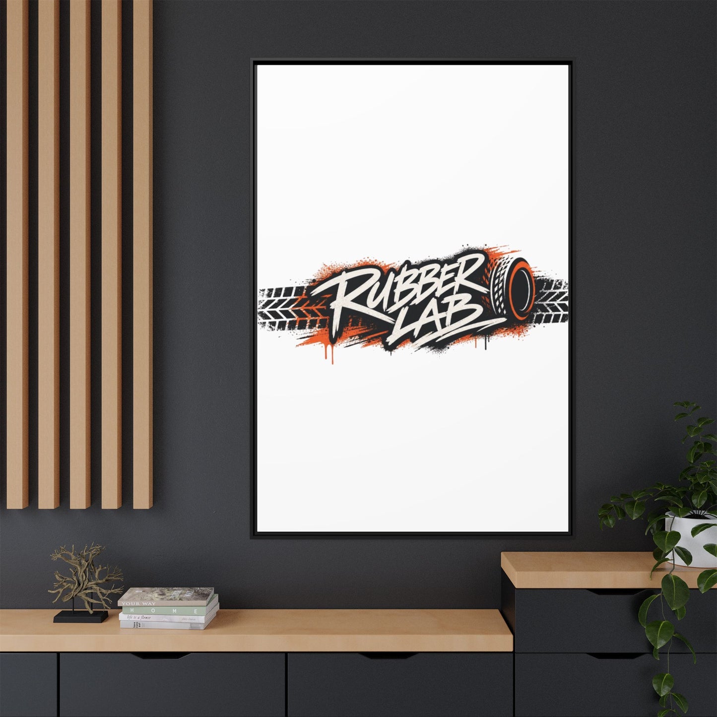 Matte Canvas, Framed (Multi-color)