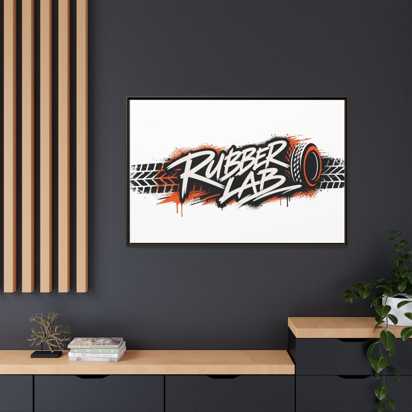 Matte Canvas, Framed (Multi-color)