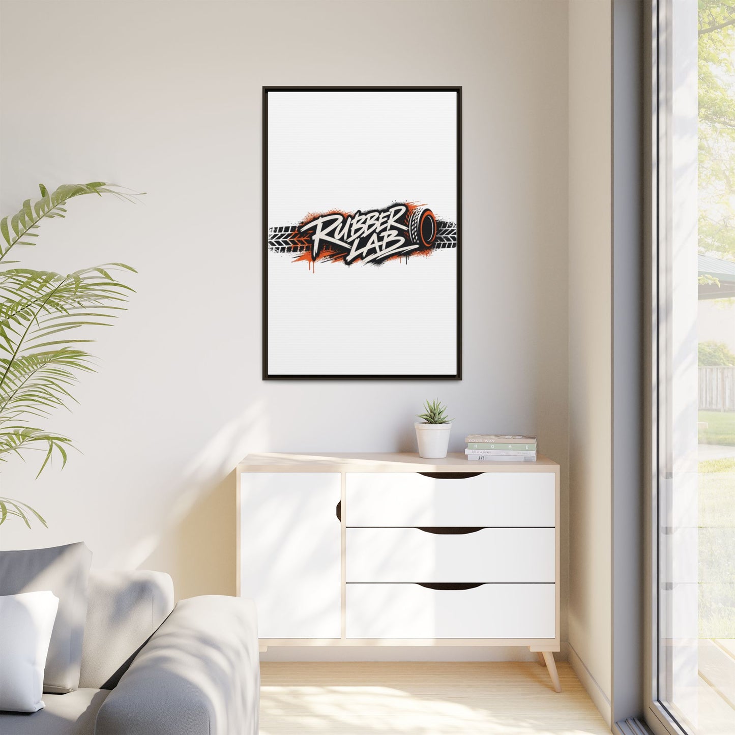 Matte Canvas, Framed (Multi-color)