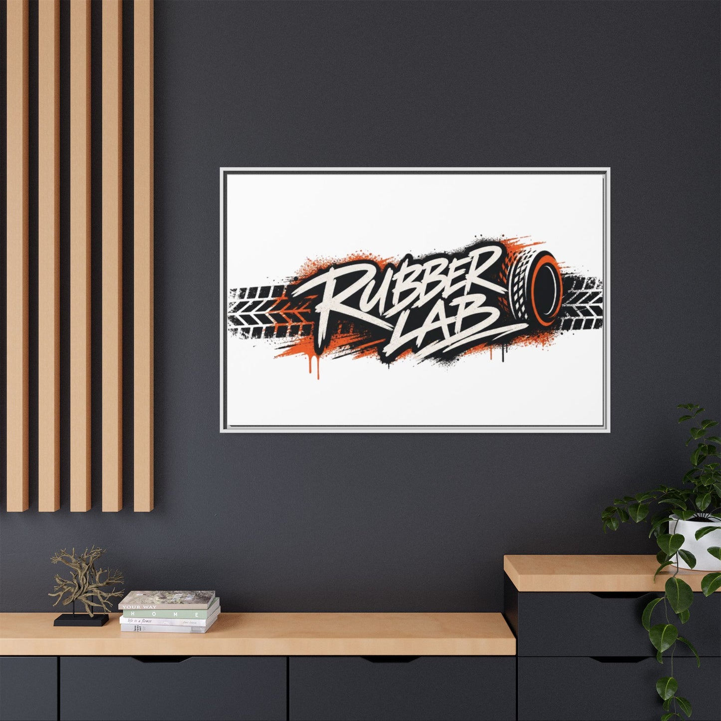 Matte Canvas, Framed (Multi-color)