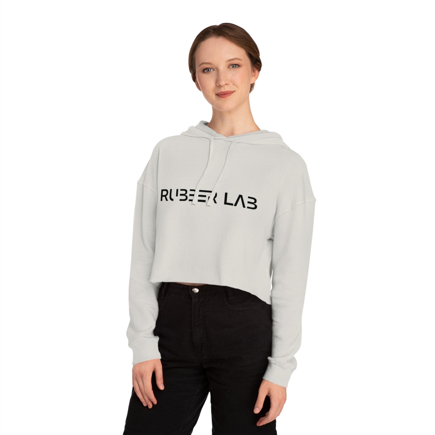 Rubber Lab Cropped Hoodie
