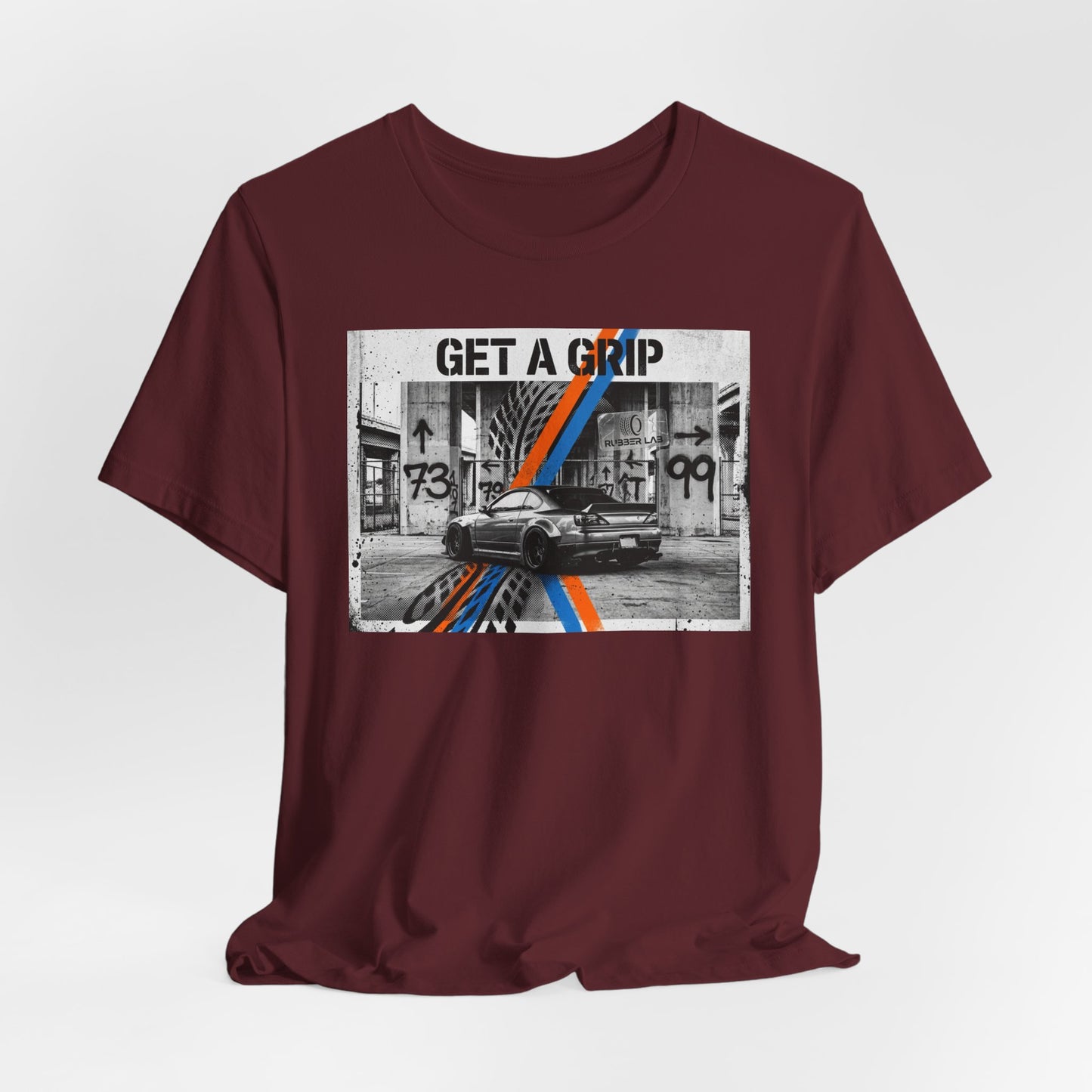Get a Grip Racing Tee — Vintage Streetcar Graphic T-Shirt