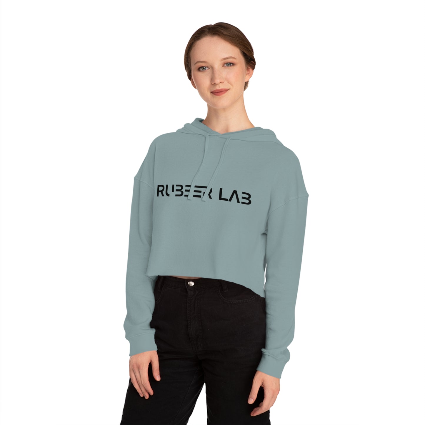 Rubber Lab Cropped Hoodie