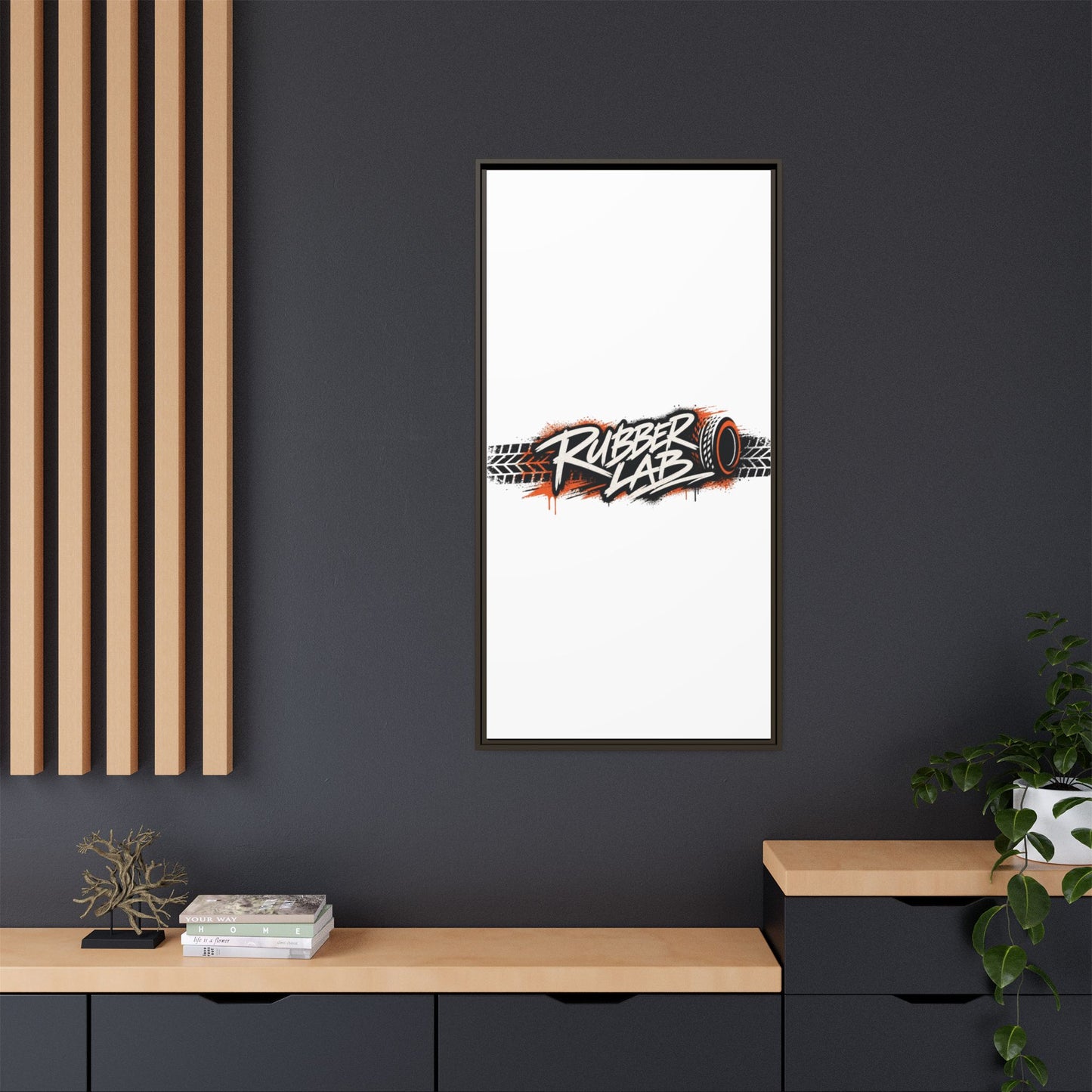 Matte Canvas, Framed (Multi-color)