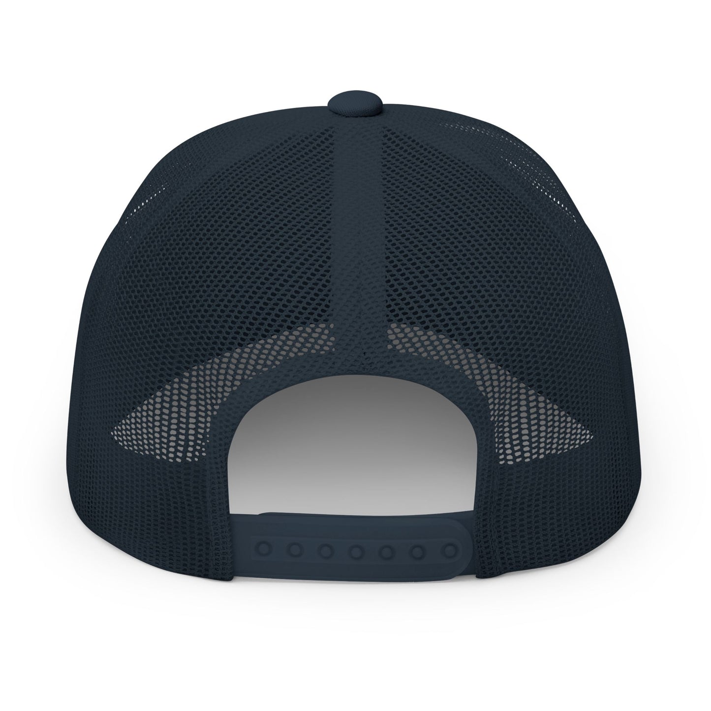 Rubber Lab Patch Trucker Cap — Embroidered Snapback Hat