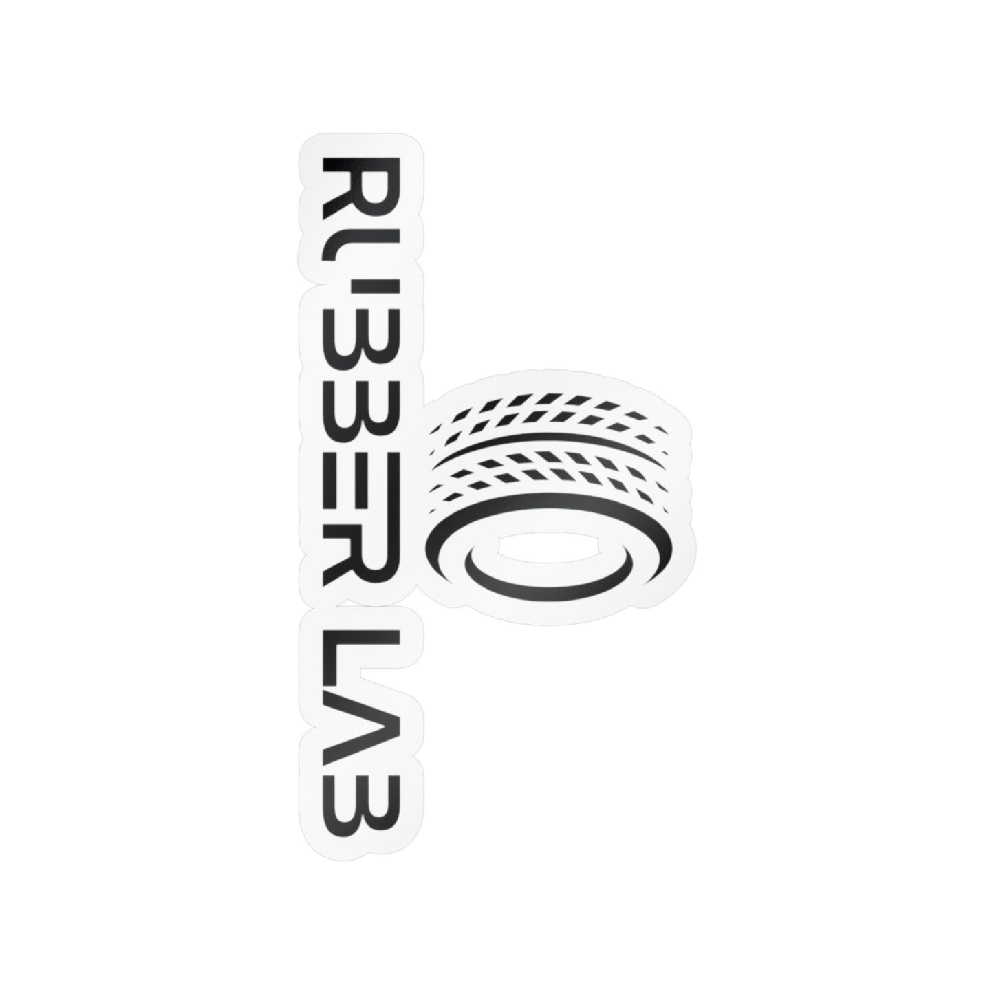 Rubber Lab Logo Sticker — Kiss-Cut Vinyl Decal