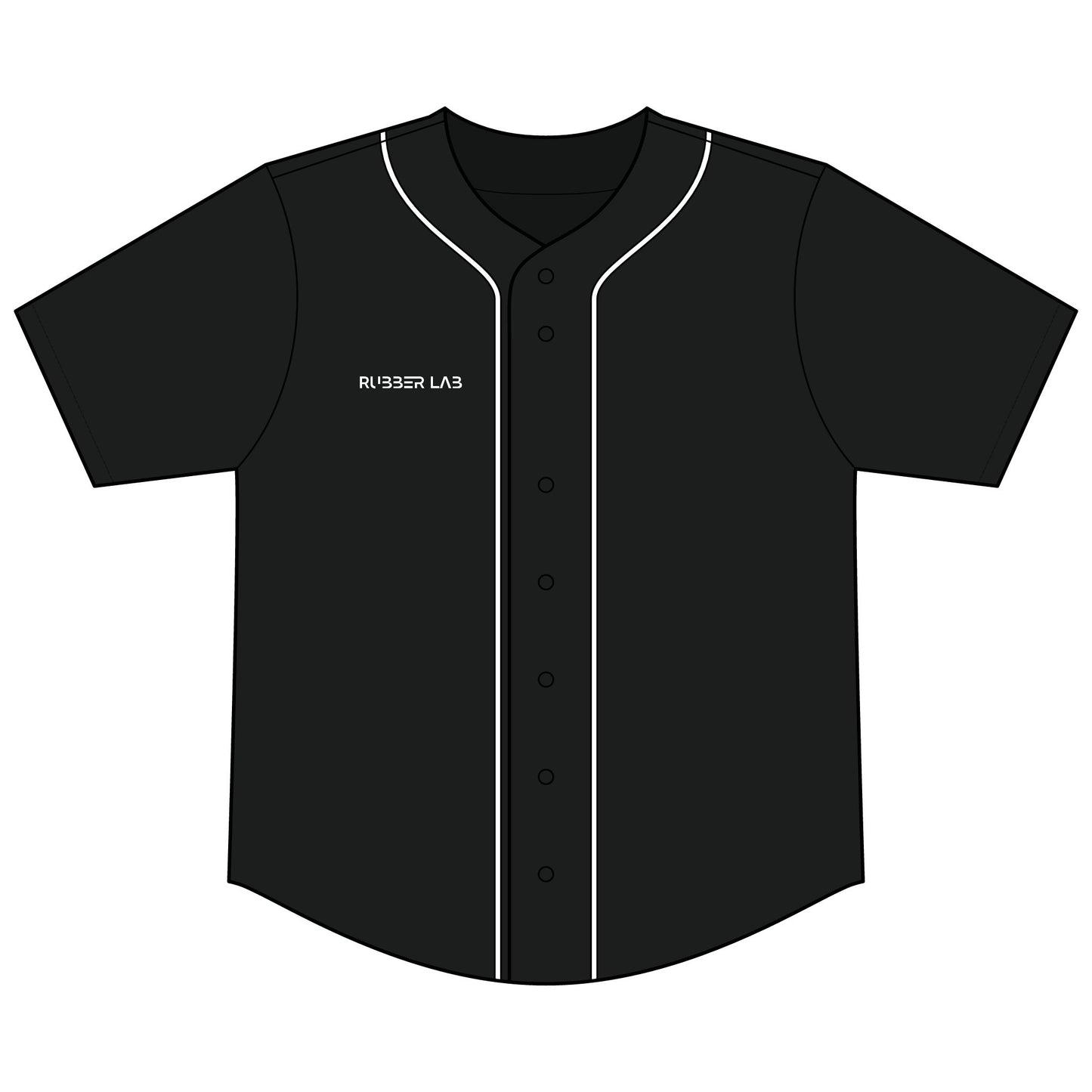 Baseball Jersey — 'Rubber Lab' Tire Graphic Team Tee