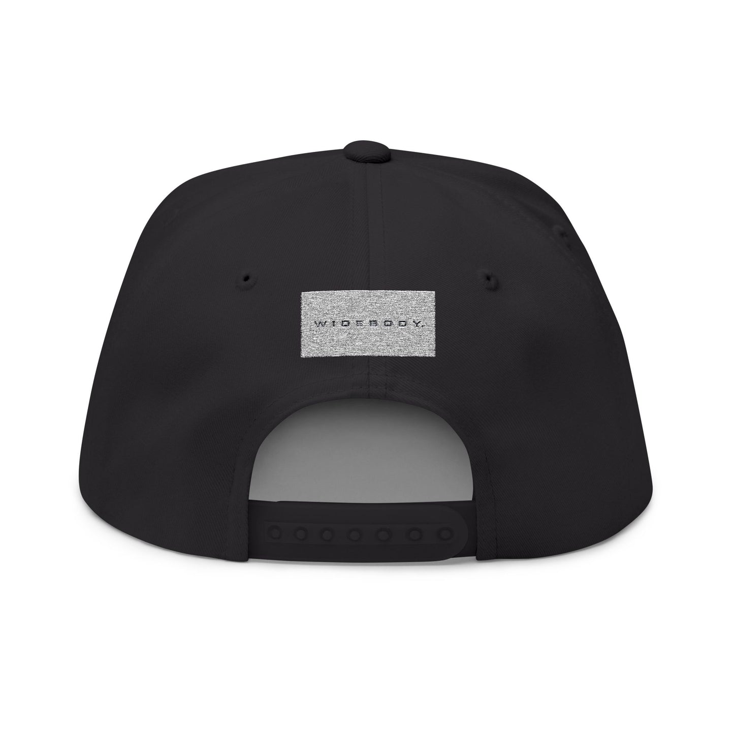 Rubber Lab Embroidered Flat Bill Cap