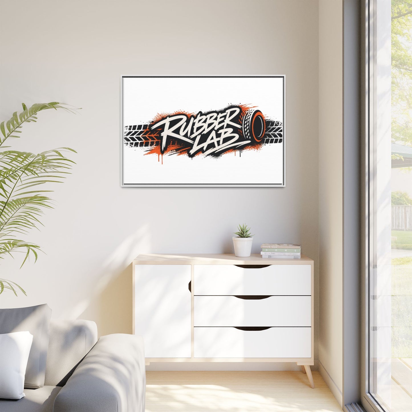 Matte Canvas, Framed (Multi-color)