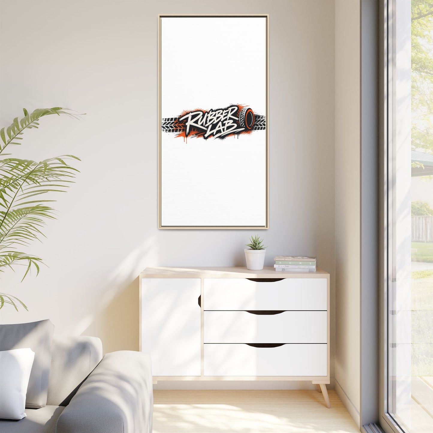 Matte Canvas, Framed (Multi-color)